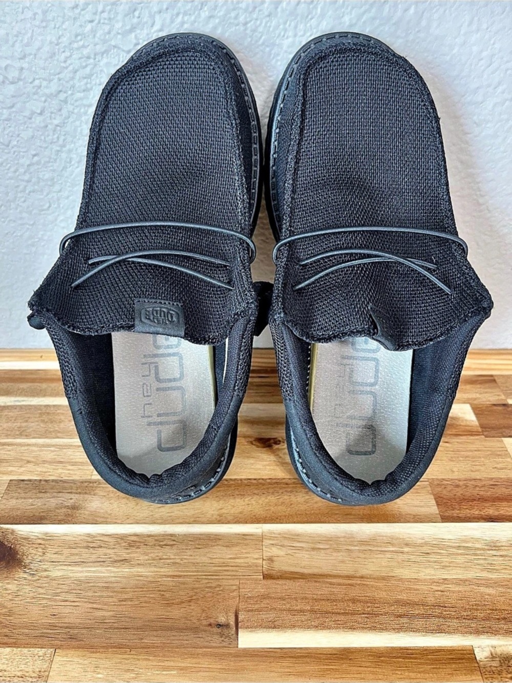 Hey Dude Wally Funk Mono Shade Black Shoes Mens/ Guys US 9 - Picture 6 of 8